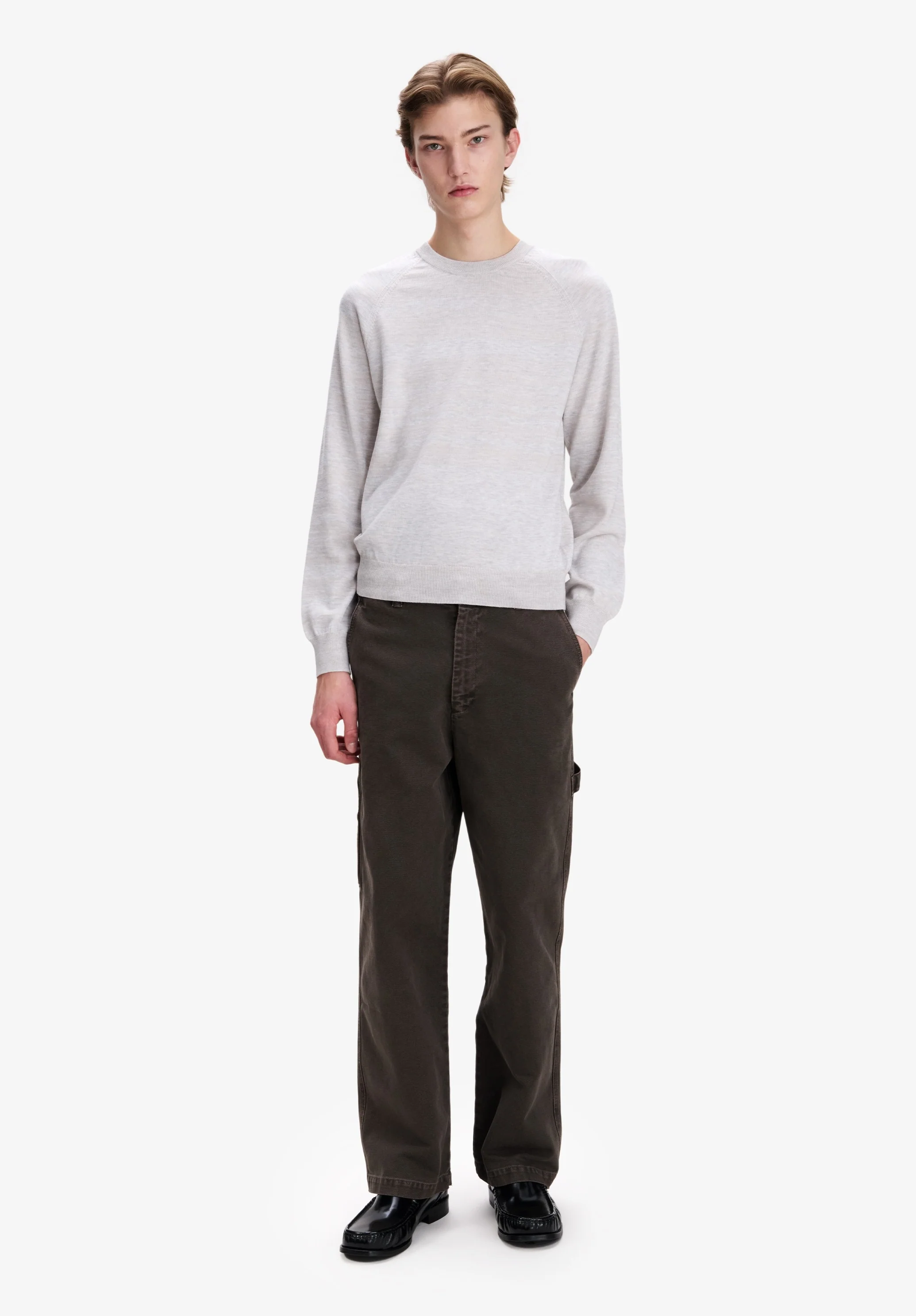 pull pascal - Gris clair chine