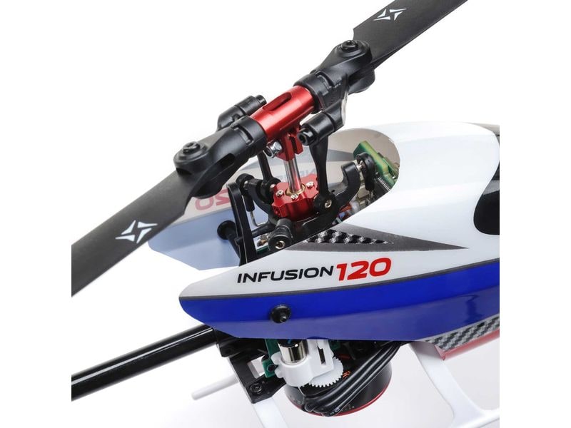 BLADE Helikopter InFusion 120 AS3X & SAFE, BNF Basic Kleiner Pitch-gesteuerter Flybarless 3D Heli mit Spektrum Technik