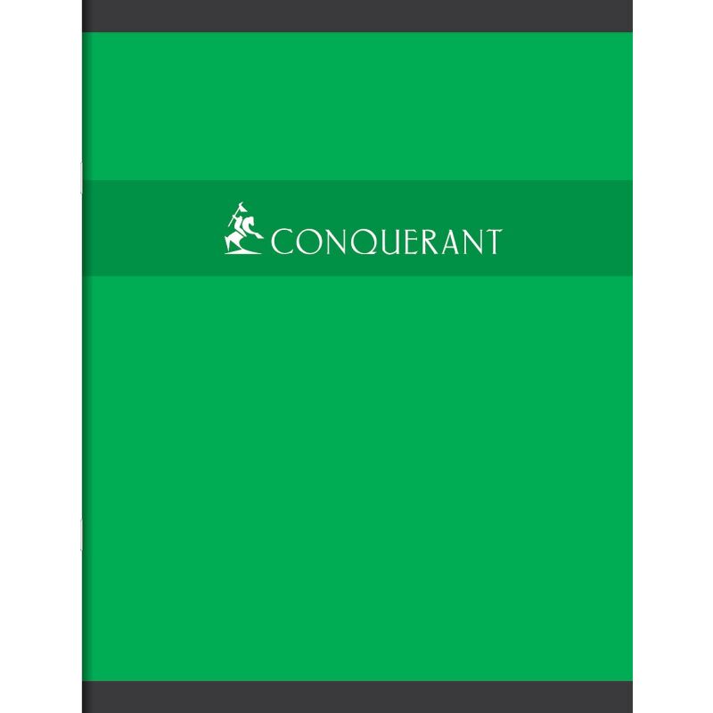 Cahier Conquerant 7 Agrafe 170X220 32P 70G Seyes Assorti