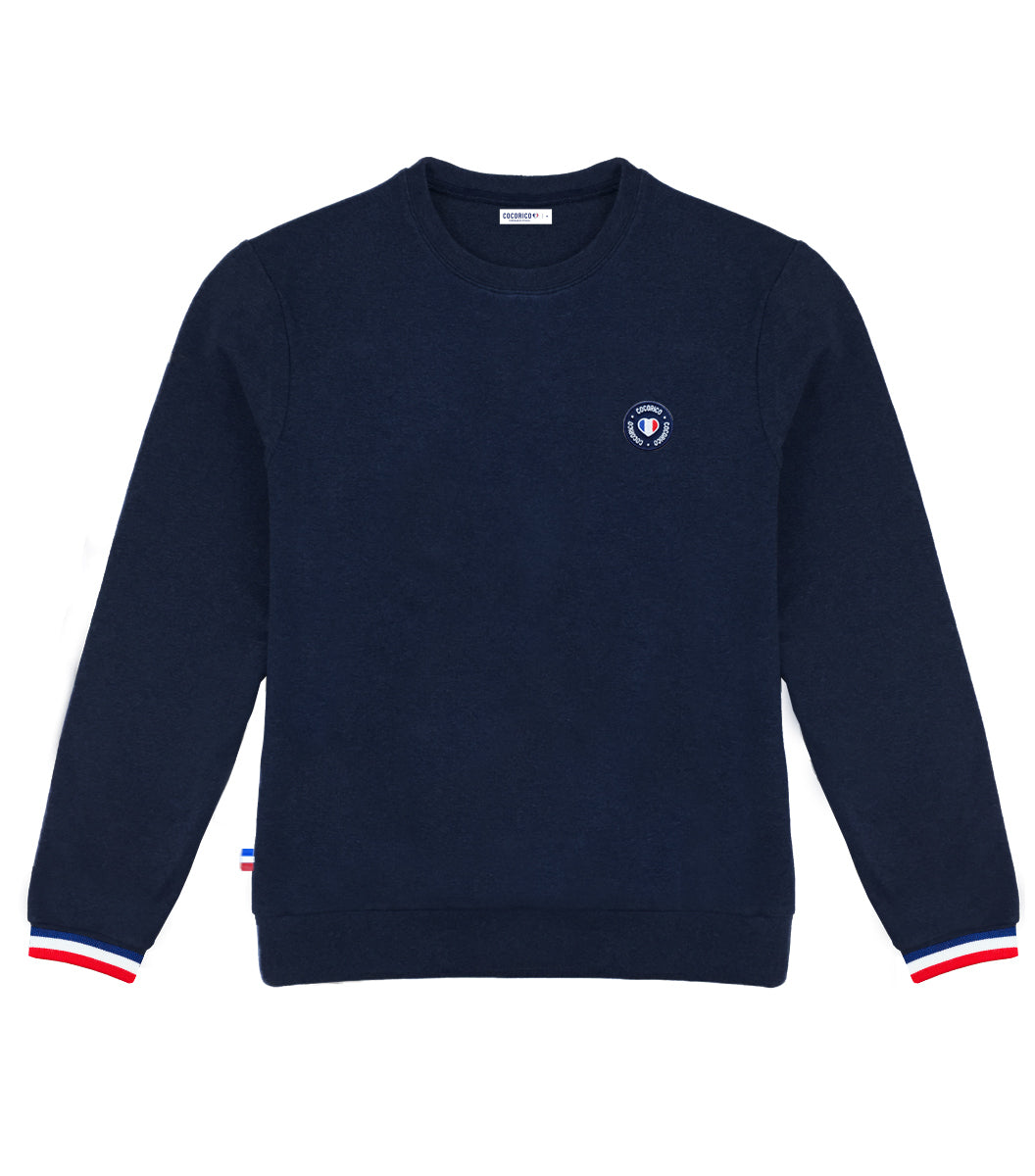 Sweat Homme Supporter Marine - Blason