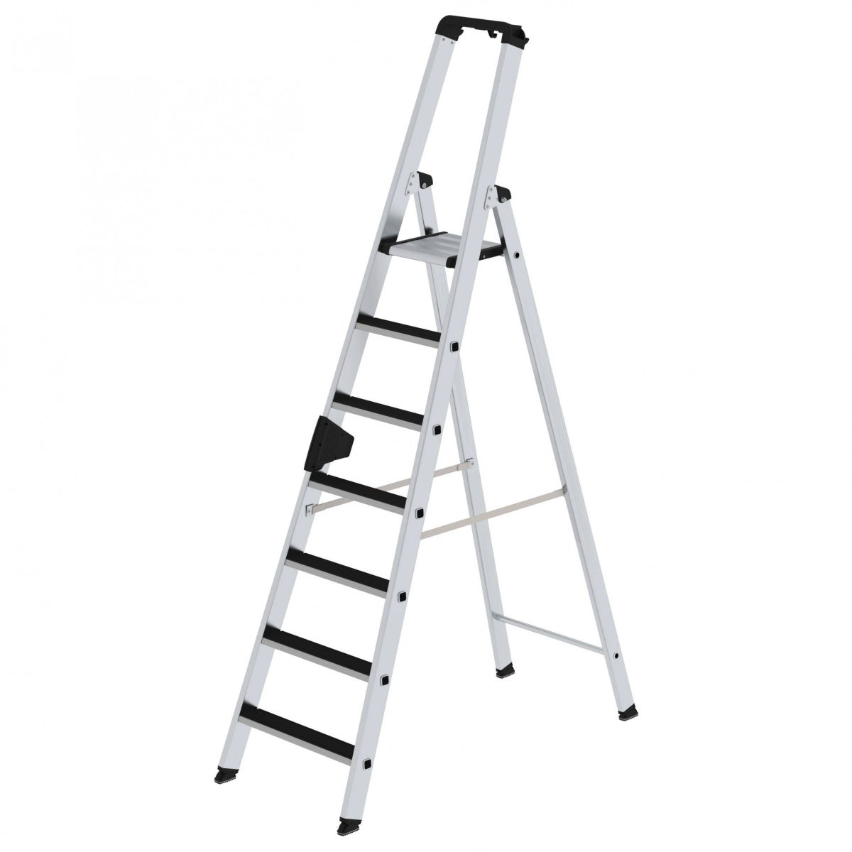 MUNK trapladder met clip-tredemechanisme, 7 treden