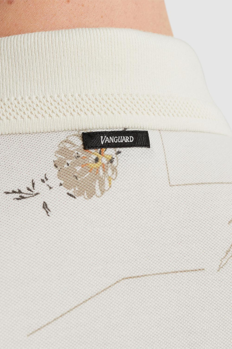 Vanguard ecru heren polo