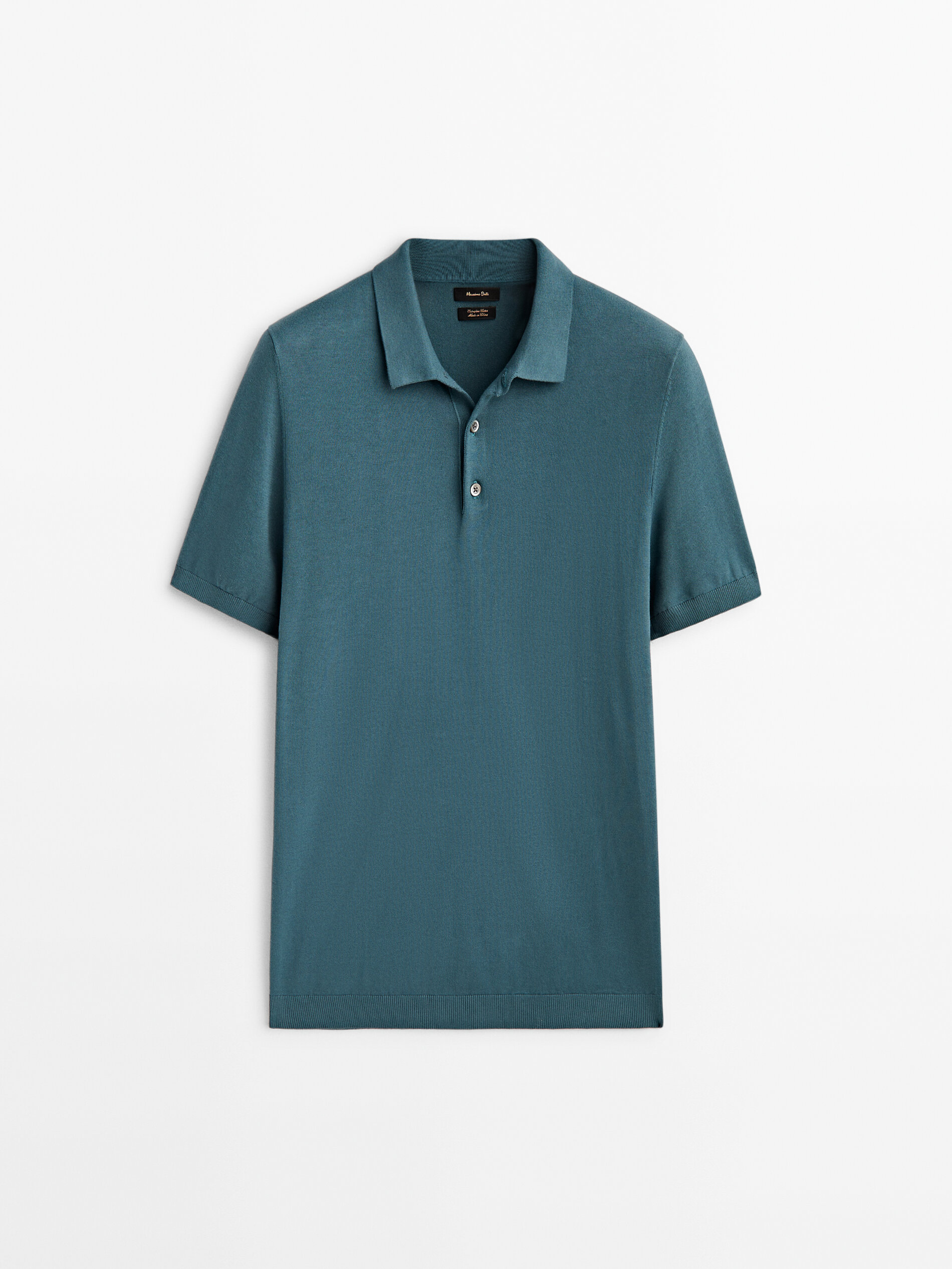 Camisa polo de manga curta estilo mangá - Azul escuro
