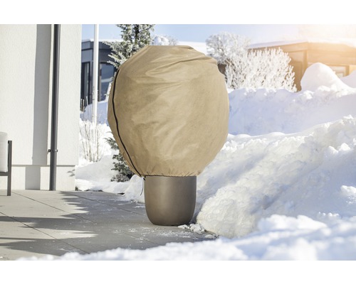 Winter fleece capuchon FloraSelf Protect 1,8x0,6 m beige