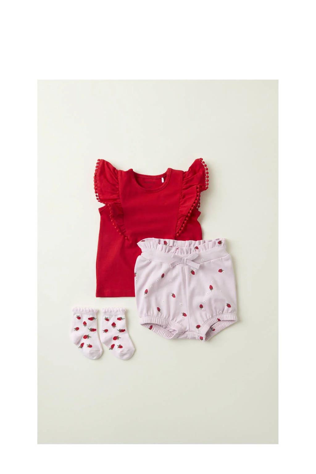 NAME IT t-shirt rood