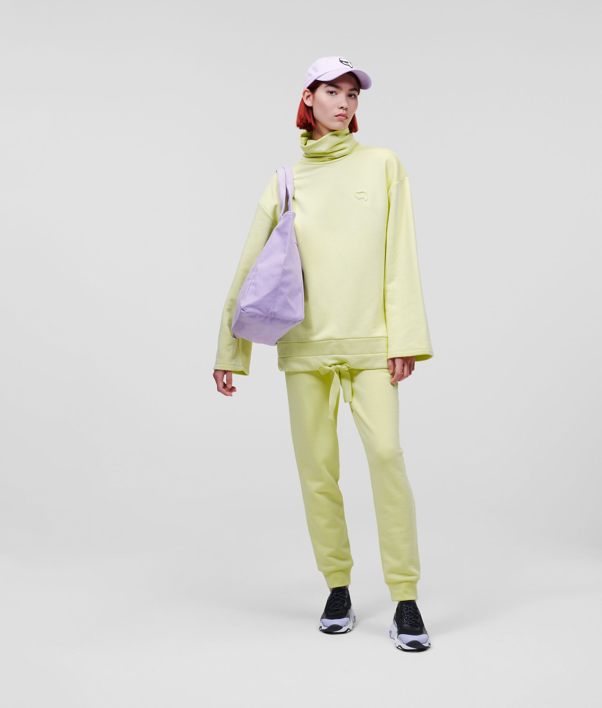 SWEAT-SHIRT COL MONTANT KARL IKONIK