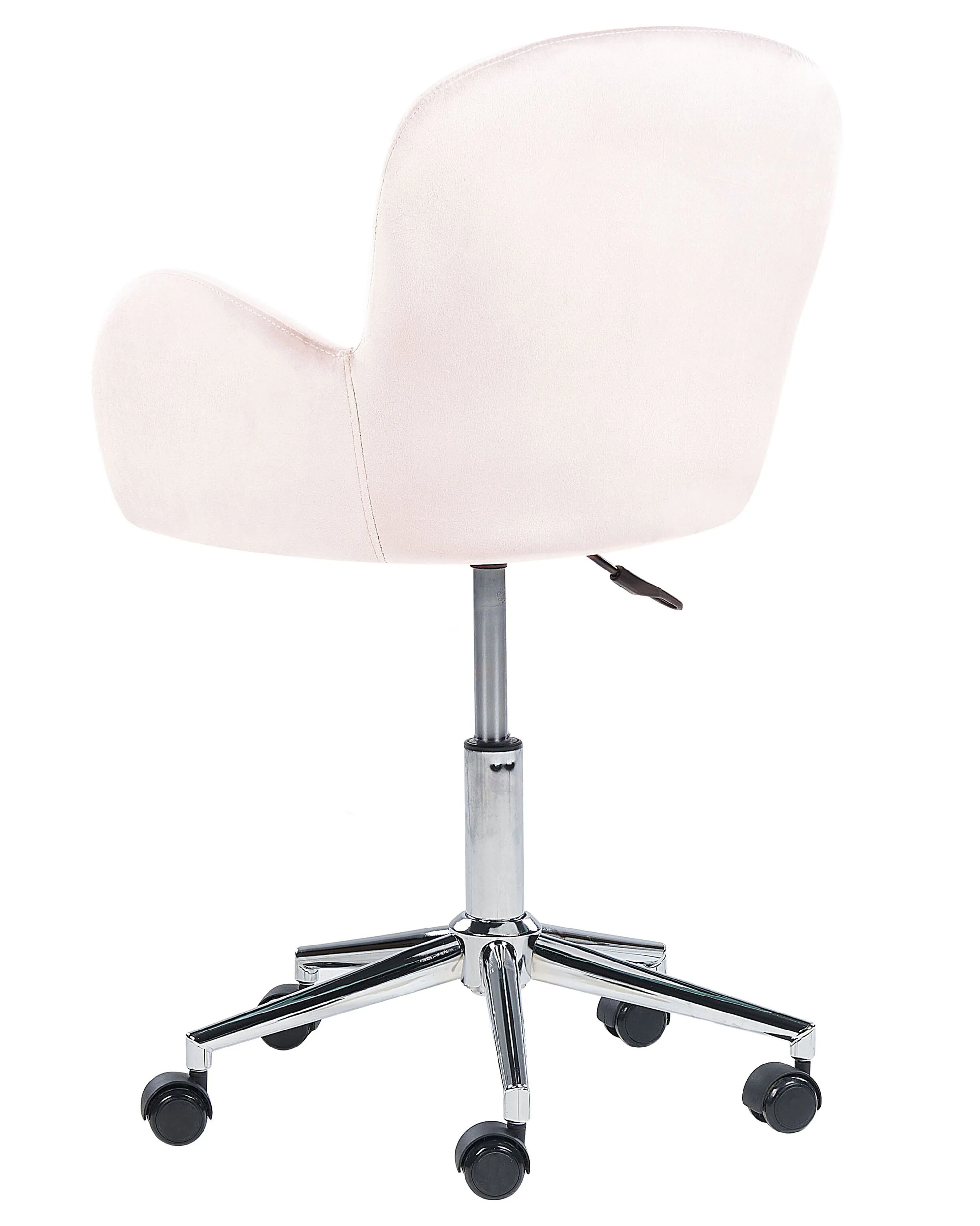 Bureaustoel PRIDDY Fluweel Roze