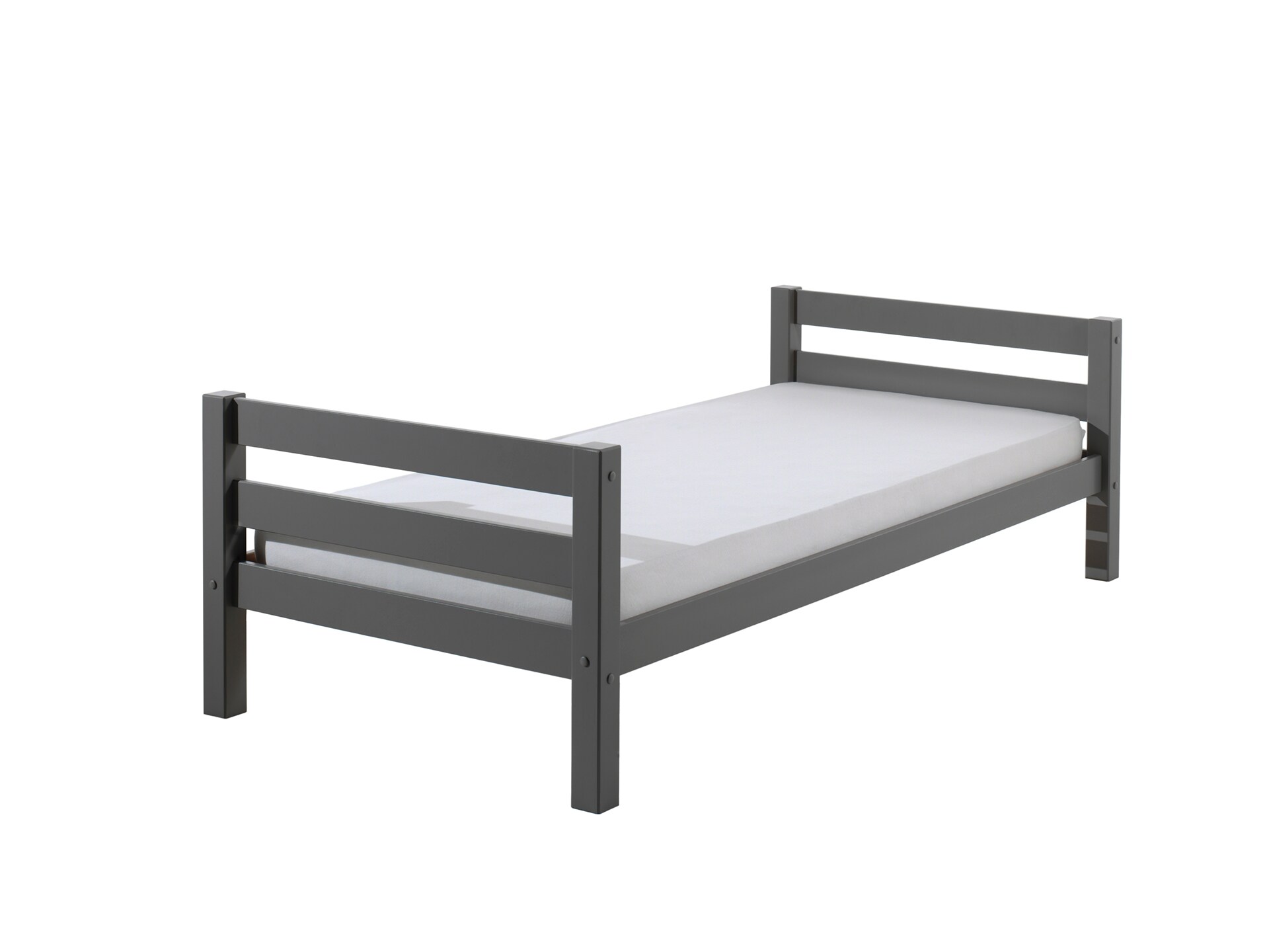 Vipack Furniture Einzelbett Pino, grau