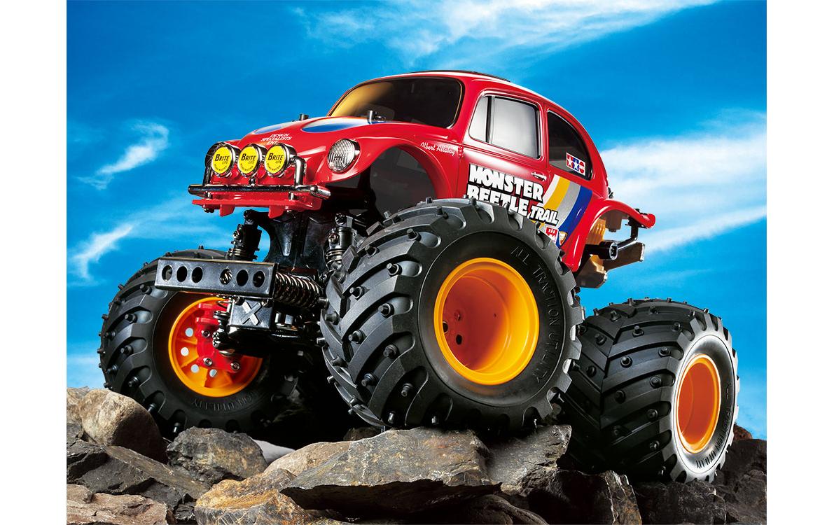 Monster Beetle Trail GF-01TR 4WD Bausatz, 1:14<br>4WD Off-Road RC Modell Bausatz im Massstab 1:14