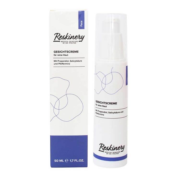 Reskinery Gesichtscreme für reine Haut, 50 ml