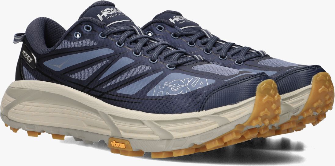 blauwe hoka lage sneakers mafate speed 2