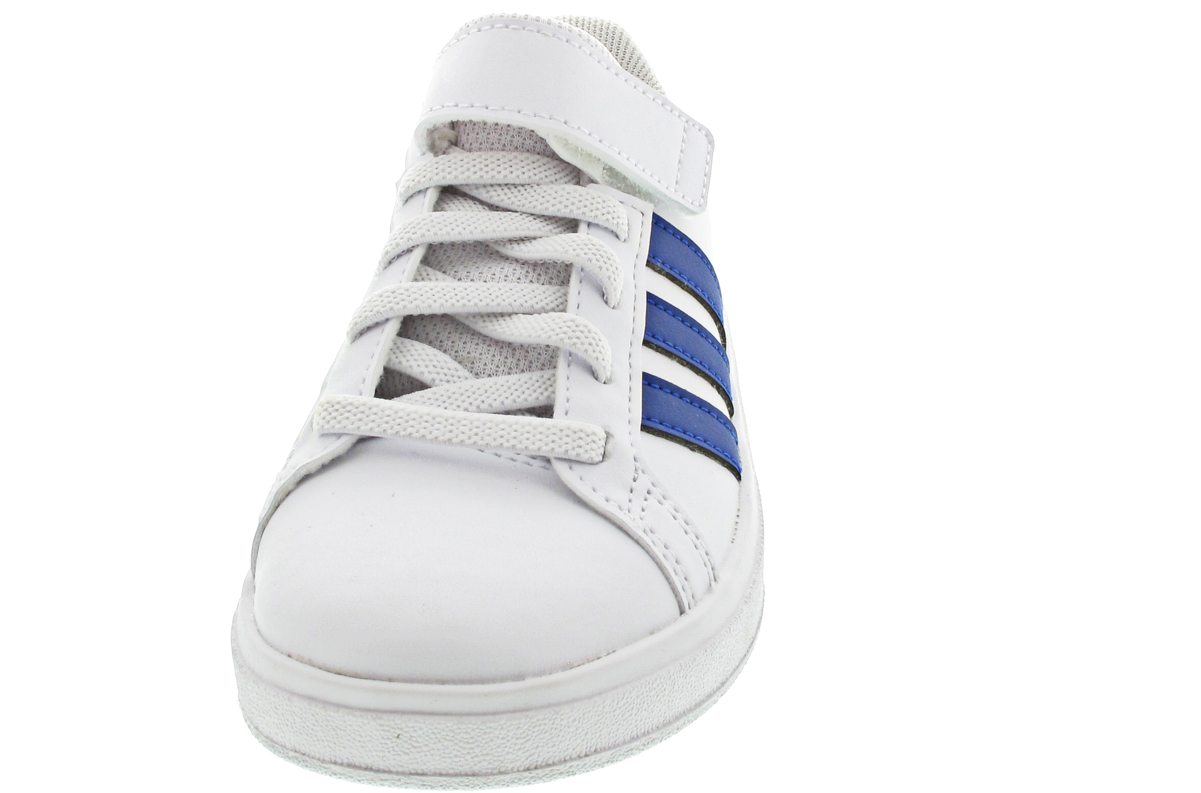 adidas Grand Court 2.0 EL K Sneaker Klett weiß