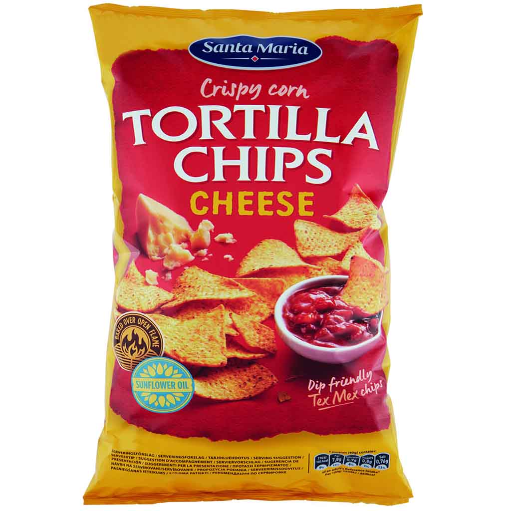 Santa Maria Tortilla Chips Cheese 475g MHD:6.7.25