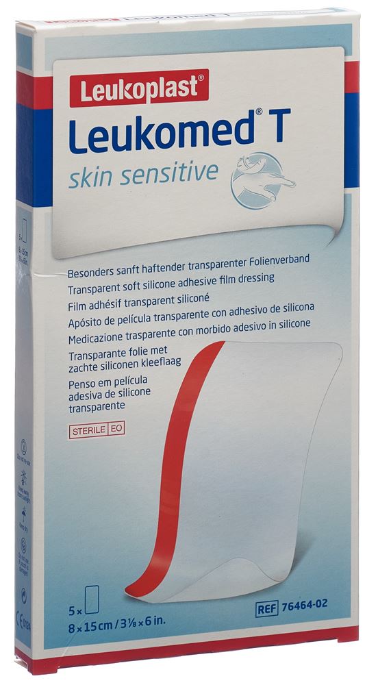 LEUKOMED T skin sensitive<br>5 Stück, 8x15cm