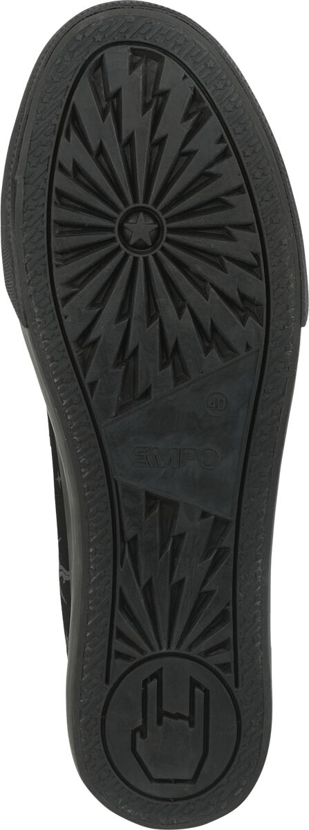 Baskets Plateforme avec Étoiles, Lune & Soleil | Gothicana by EMP Creepers