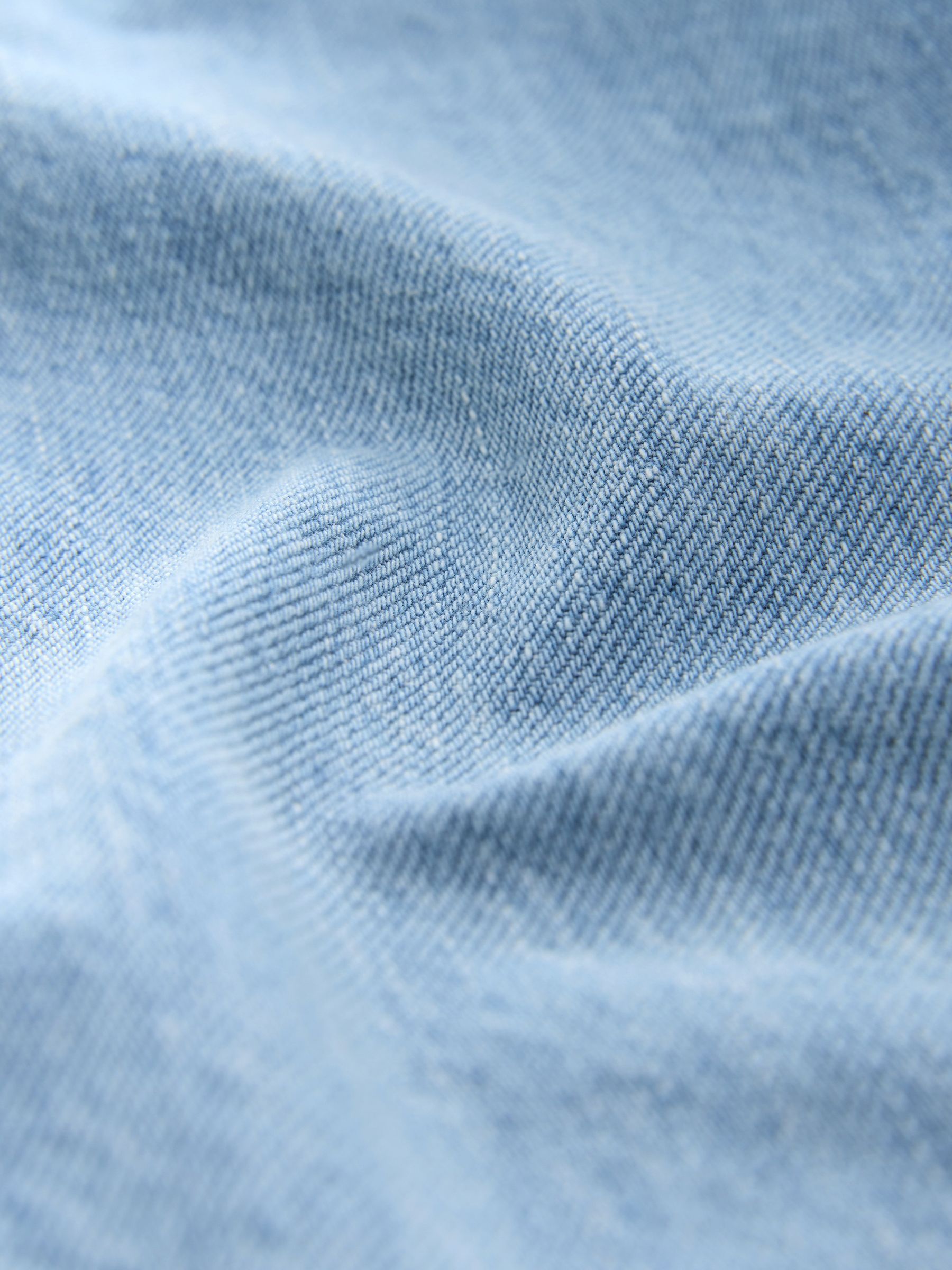 Lichtblauw - Zwangerschapsjeans met wijde pijpen van 100% katoen