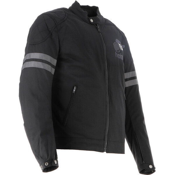 Helstons - Blouson Jake Speed Tissu technique Noir / Gris