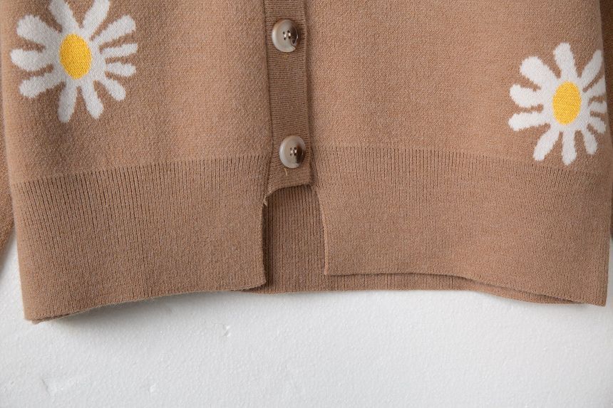 Bolgivy - Gebloemd vest met ronde hals