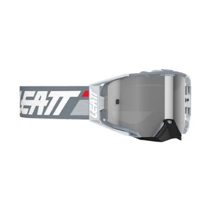 Masque cross Leatt VELOCITY 6.5 IRIZ 2025 - Gris / Rouge