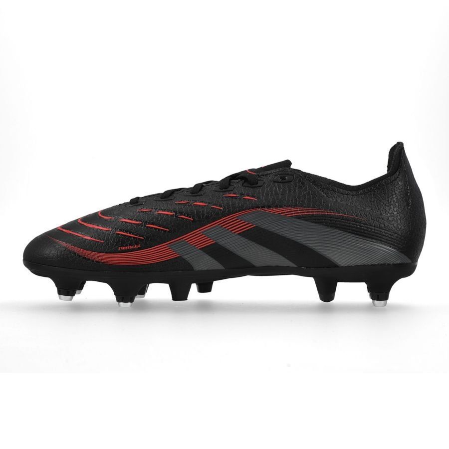 adidas Predator League SG Stealth Victory - Noir/Gris/Lucid Red