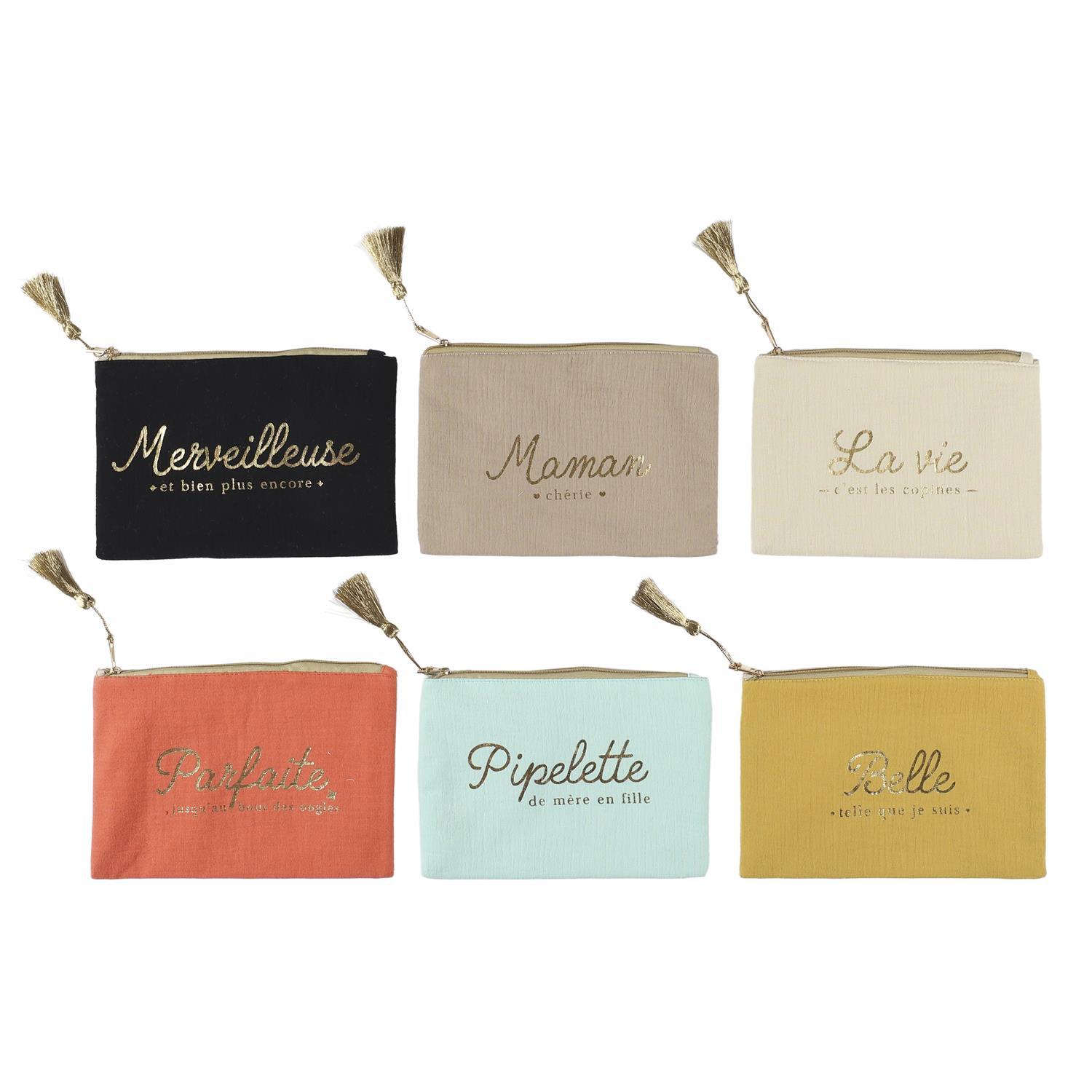 POCHETTE GAZE COTON 20X15CM