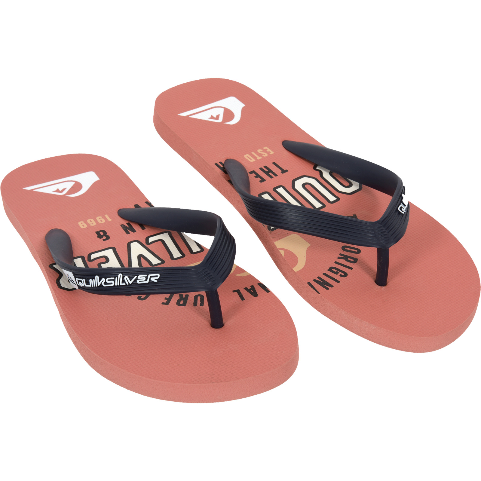 Ouiksilver Herren Flip-Flops Java Art SL orange, 45