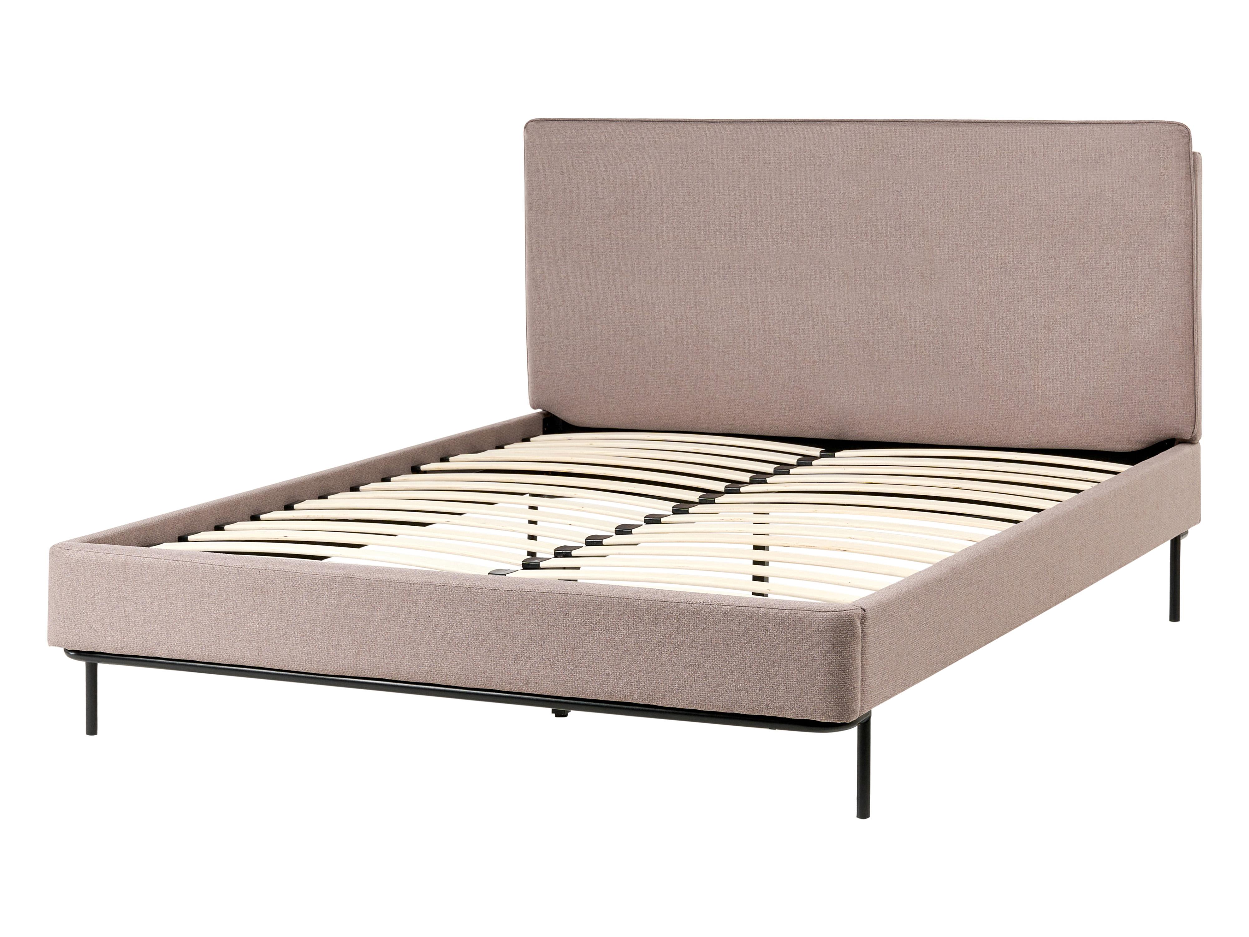 Bed Stof CORIO 140 x 200 cm Taupe