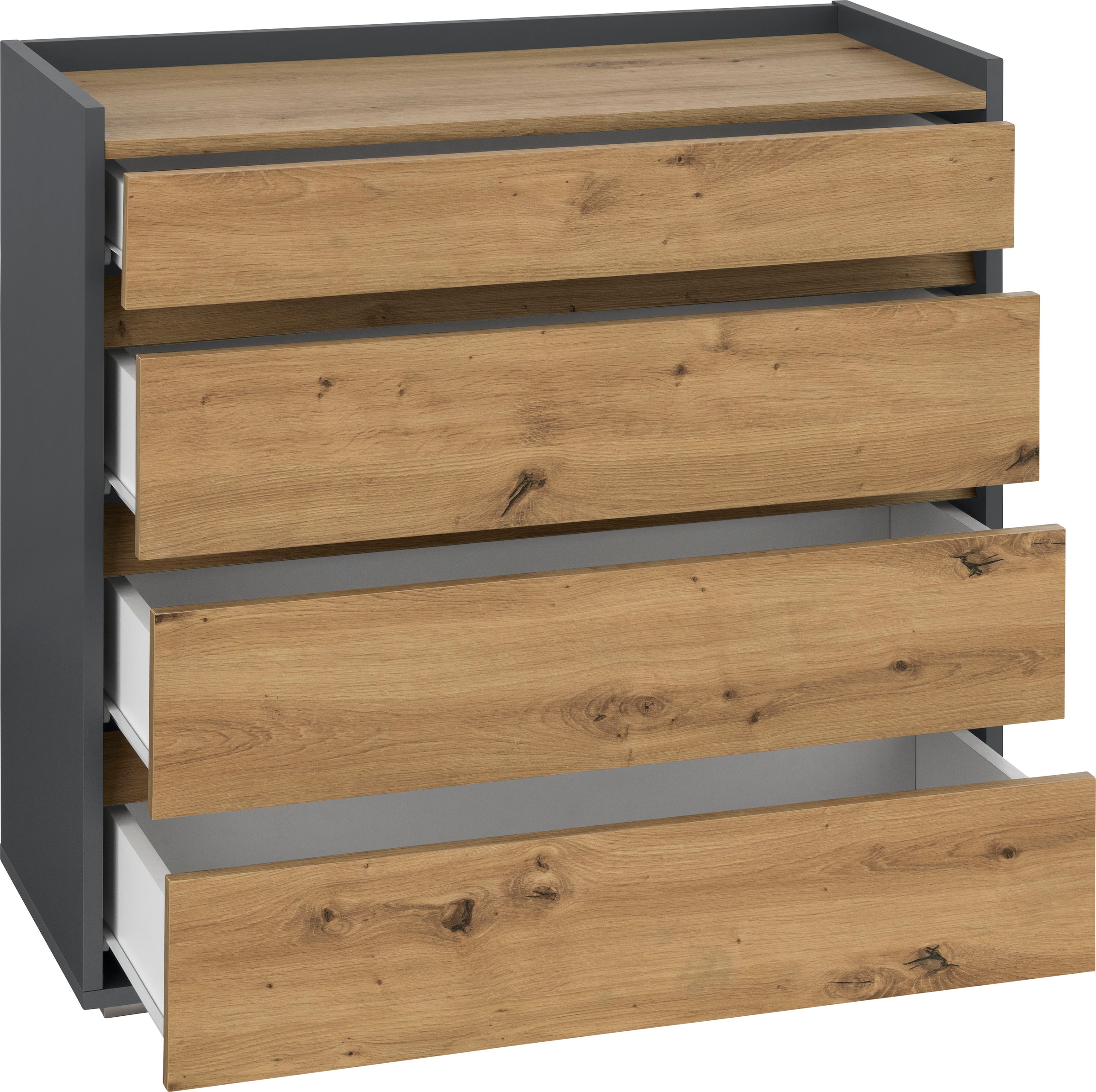 GOODproduct Kommode »Kosmo« 4 Schubladen mit Vollauszug
