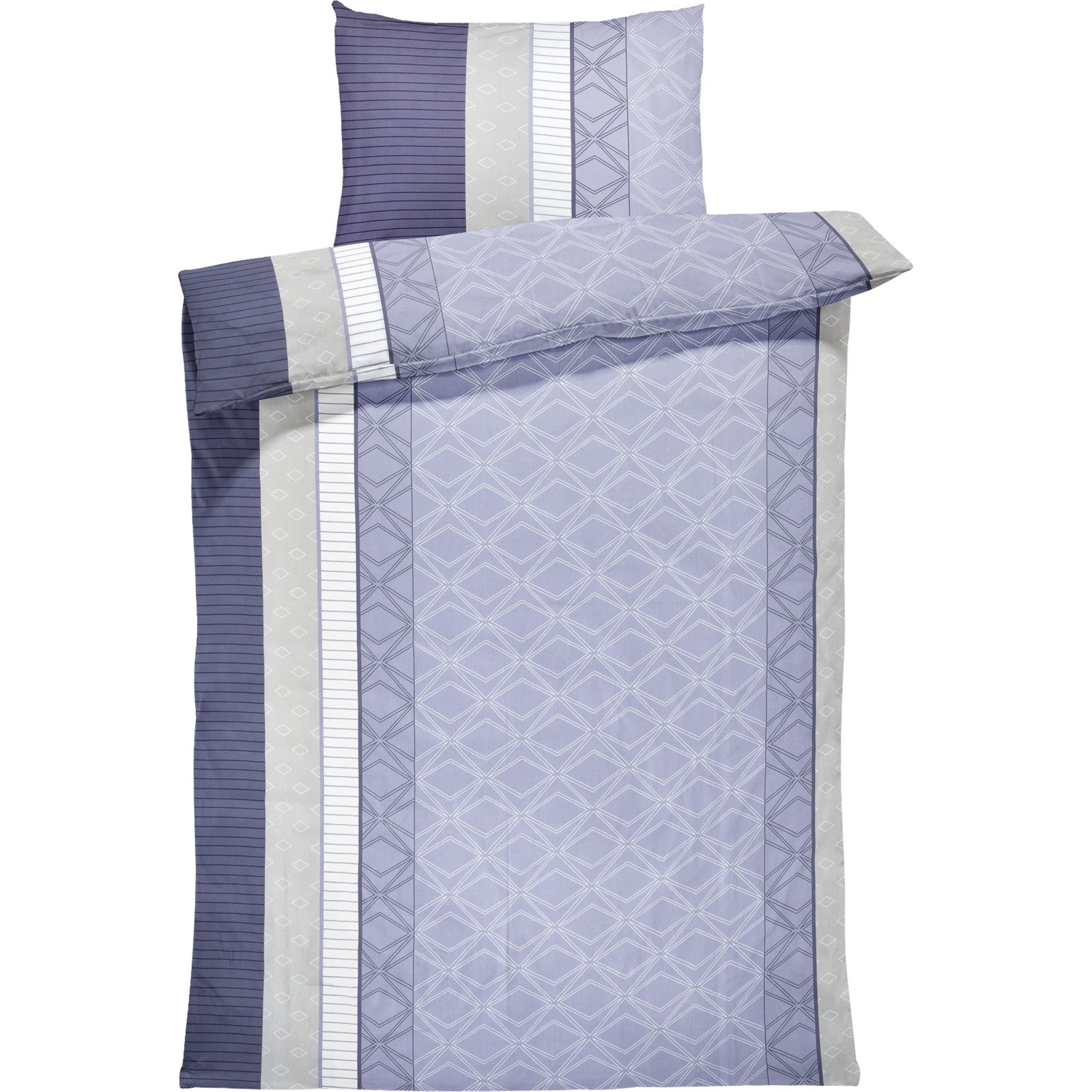 Bettwäsche Satin blau