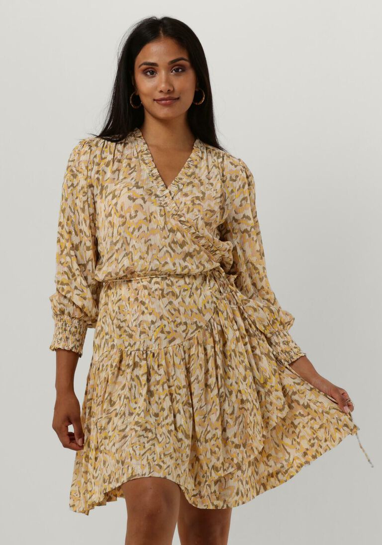 BRUUNS BAZAAR olijf bruuns bazaar mini jurk hassel naimas dress