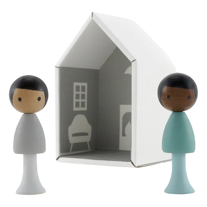 Clicques Personnages en bois S&J