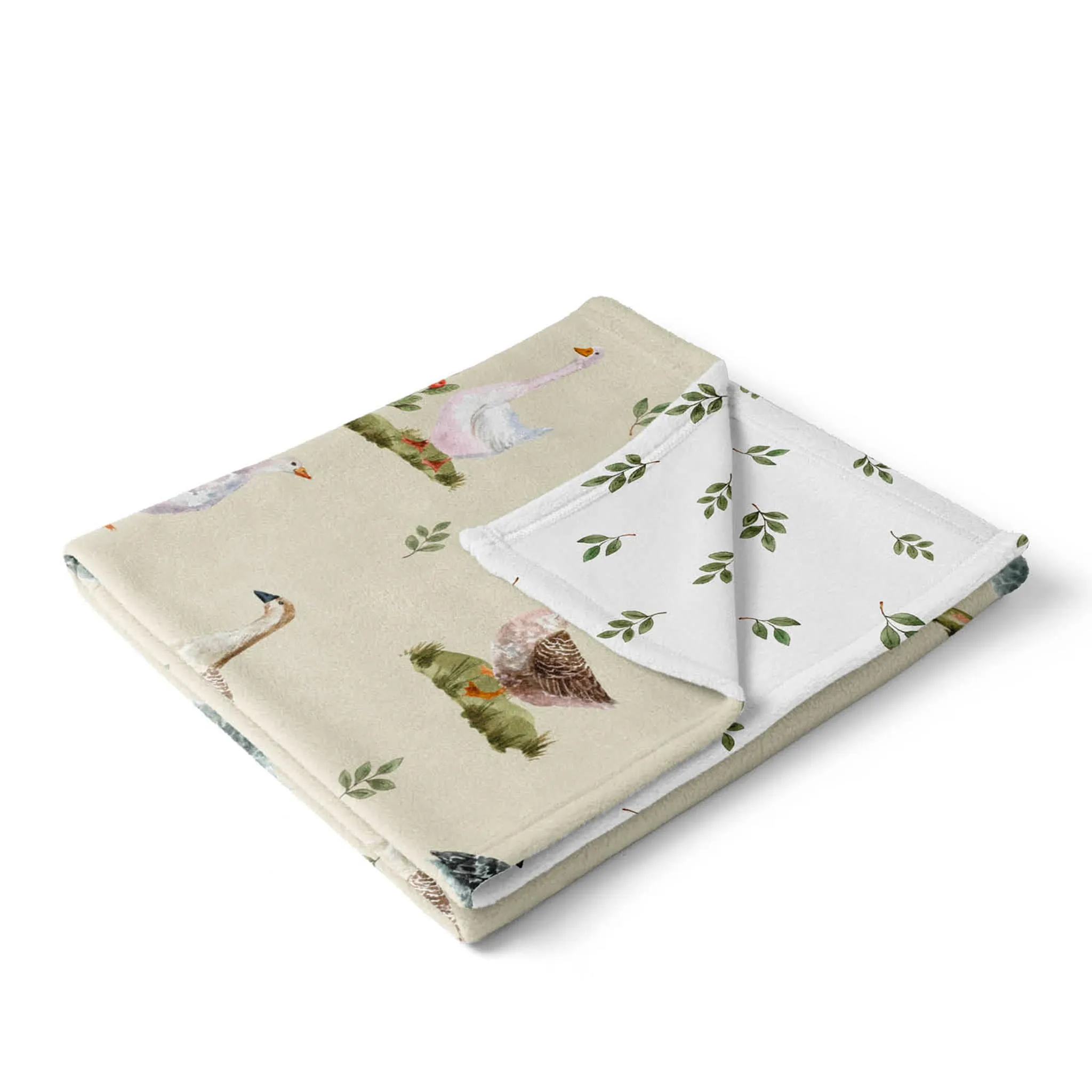 Veille sur Toi Petite Couverture Minky - Les Placoteuses de l'Étang