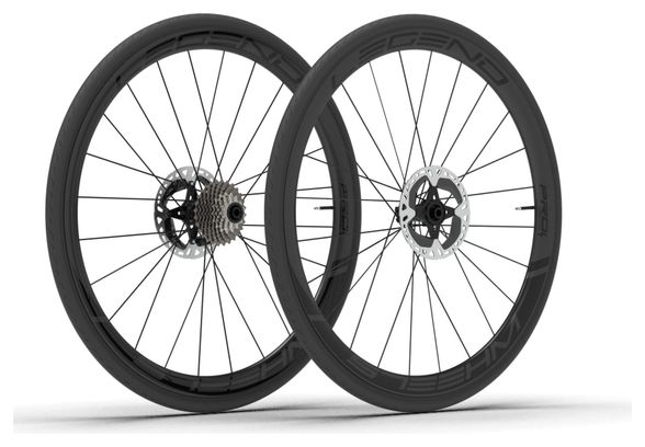 Paire de Roues Legend Wheels 35P Pro⁴ - 12X100 - 12X142mm - DT 240 EXP - Disc Centerlock - Sram XDR