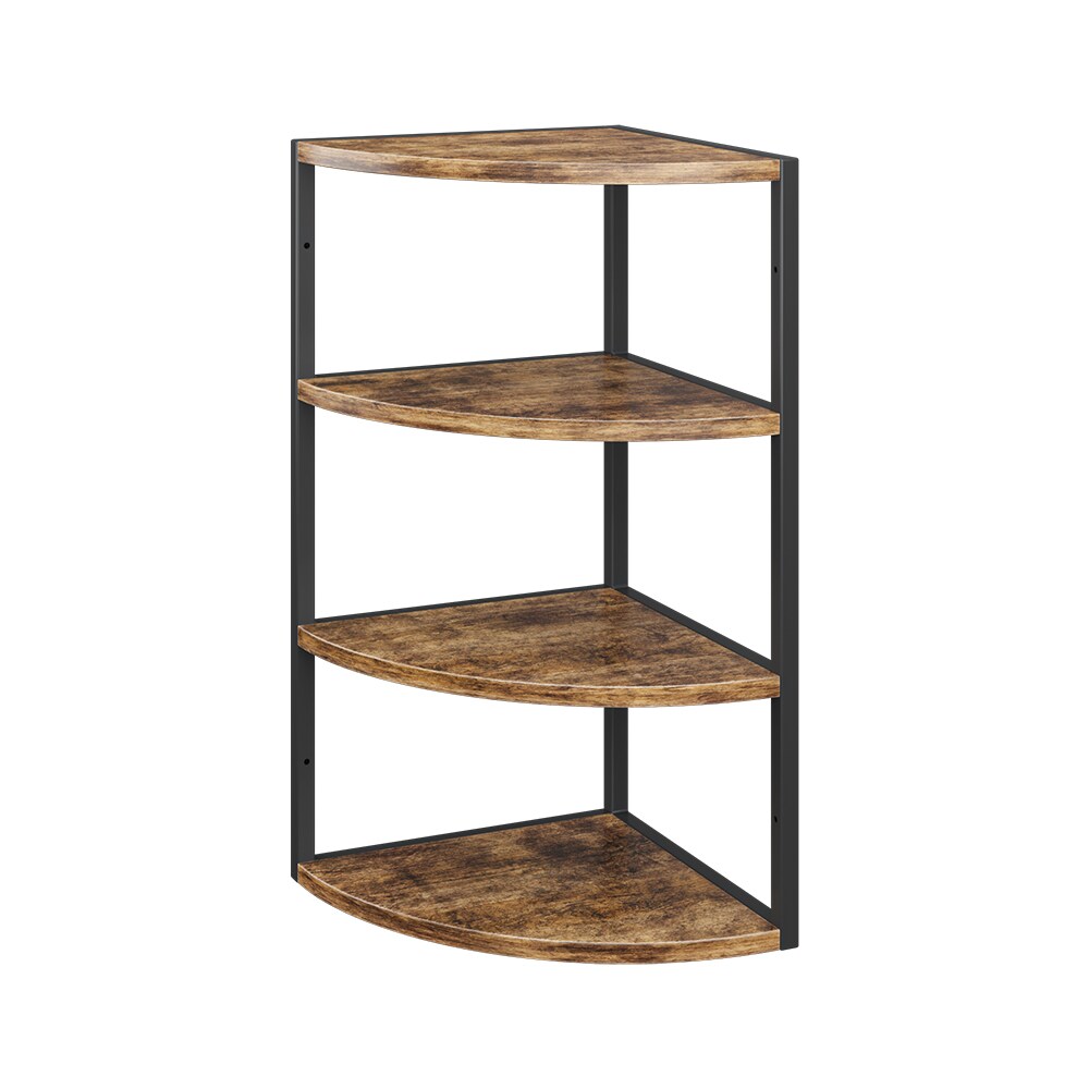 Vicco Eckregal Standregal Raumteiler Fyrk 3 Ebenen Medienregal Antikholz-Optik