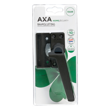 AXA Raamsluiting met drukknop rechts zwart