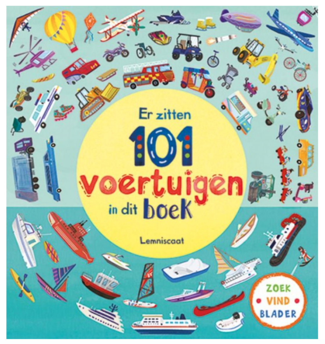 Er zitten 101 voertuigen in dit boek
