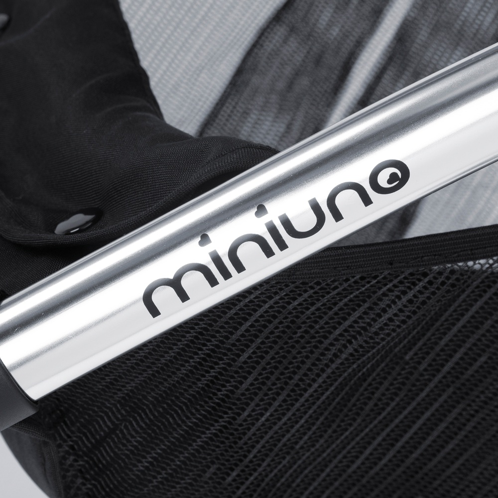 miniuno Touch Fold Kompakter Kinderwagen Grau