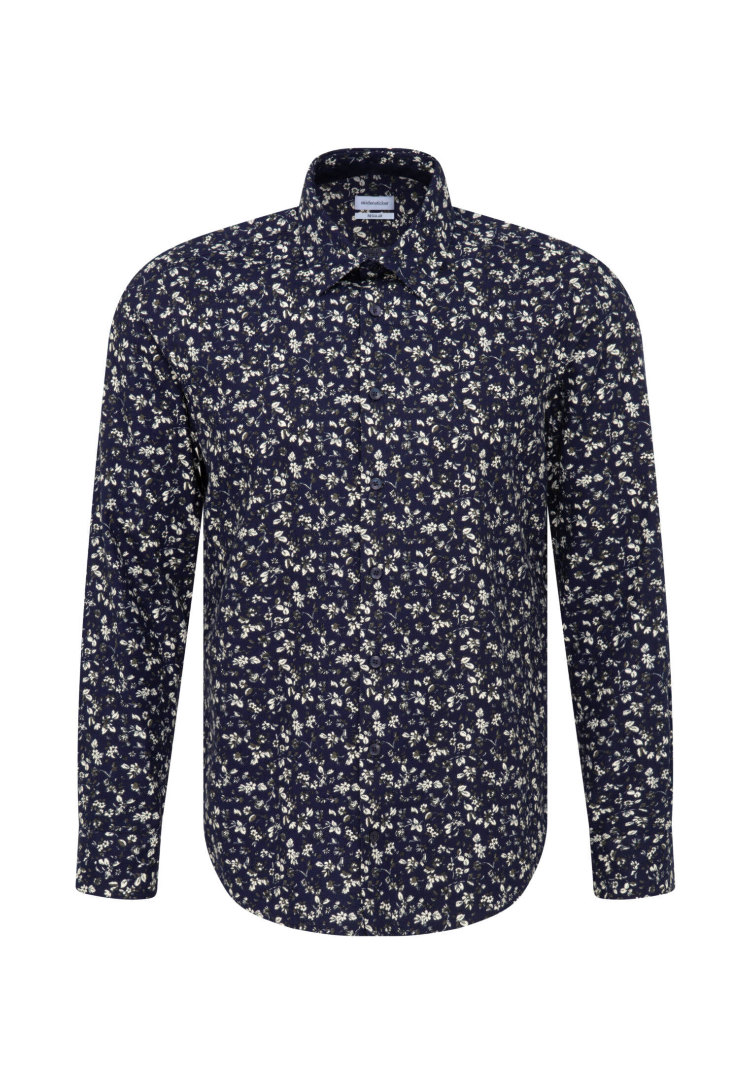 Seidensticker| Herren Casual Hemd Schwarze Rose