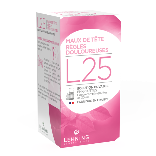 Lehning L25 Solution buvable en gouttes - Règles, Ménopause