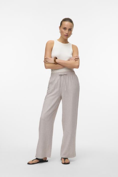 Vero Moda taupe dames broek