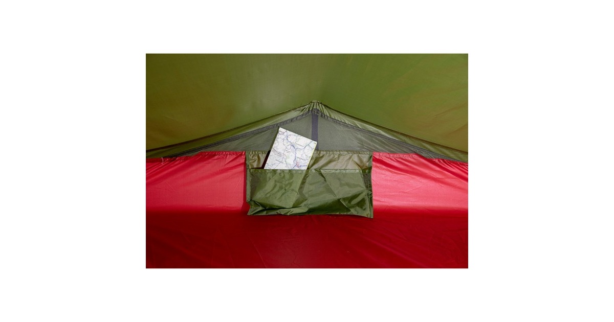 High PeakSiskin 2.0 LW tent  (Olijfgroen/rood)