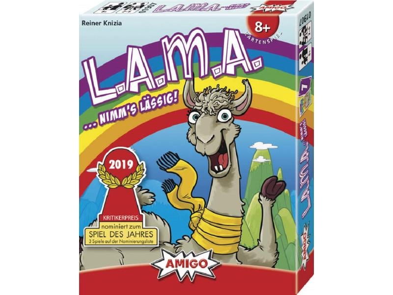 Amigo Kartenspiel L.A.M.A. Das lässige Kartenspiel mit Kultfaktor