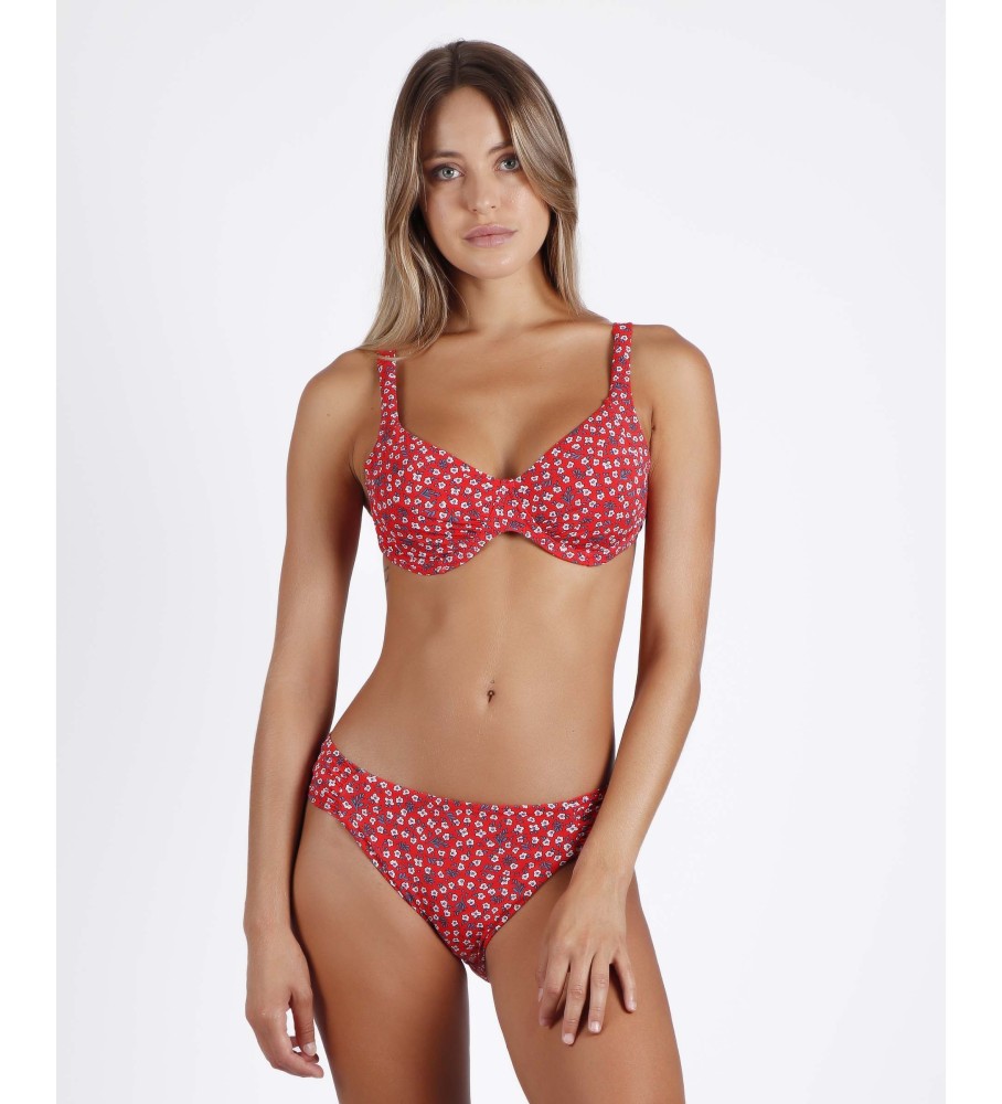 Biquíni Admas Aro Fleur vermelho