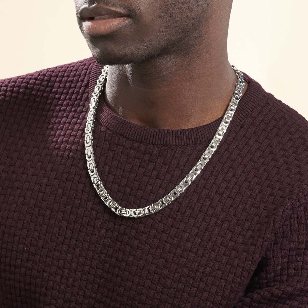 Collier Ignacio Acier Blanc