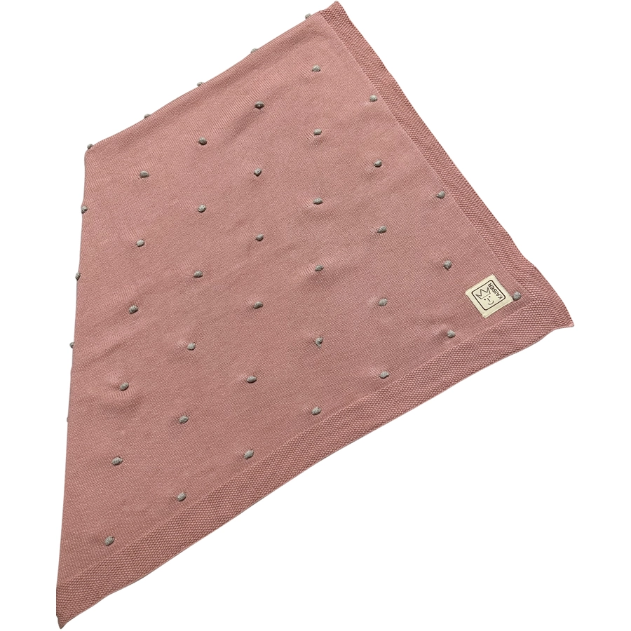 Kaiser Babydecke KNOTS organic cotton roseknots creme