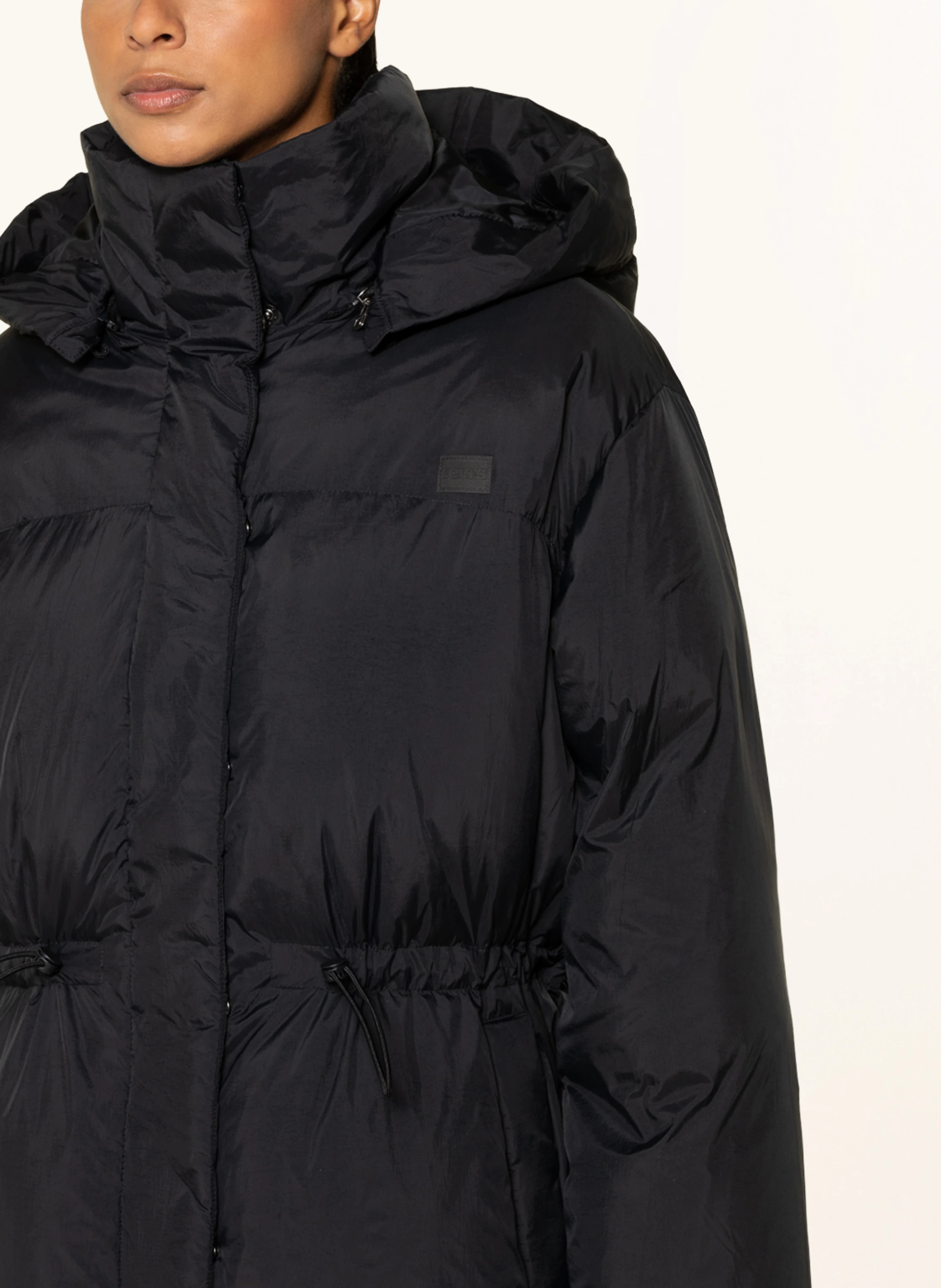 Levi's® Oversized-Daunenmantel mit abnehmbarer Kapuze