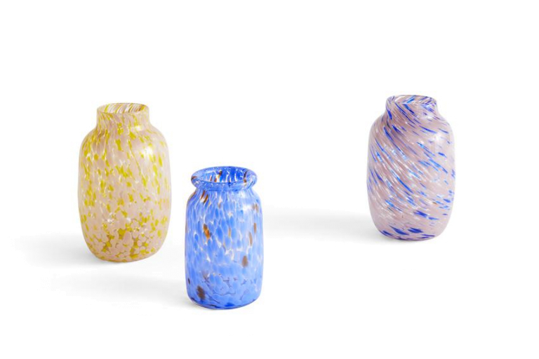 Hay Splash vaas light pink and yellow
