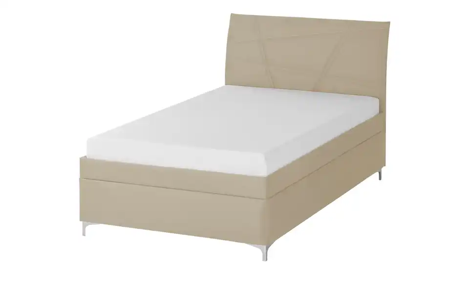 Polsterbett Lauren Beige 140 cm