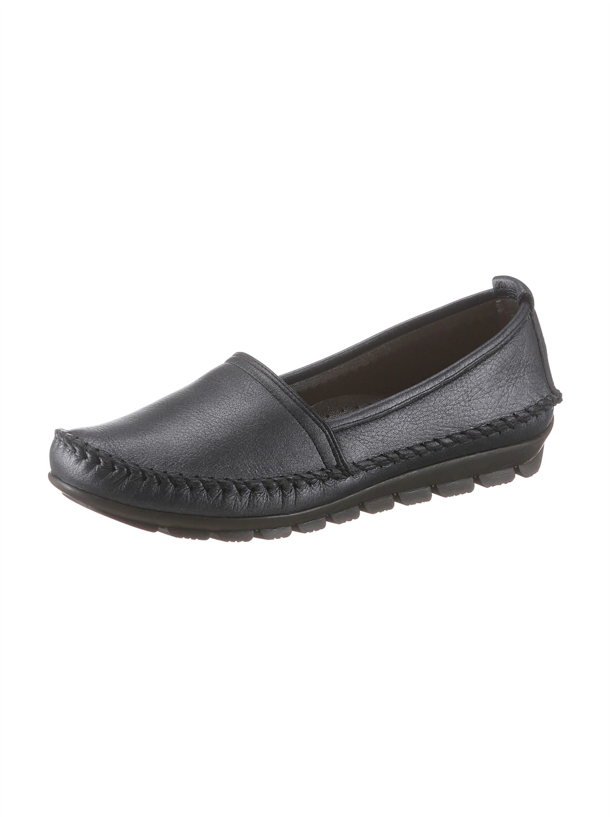 Gemini Slipper in anthrazit-silberfarben