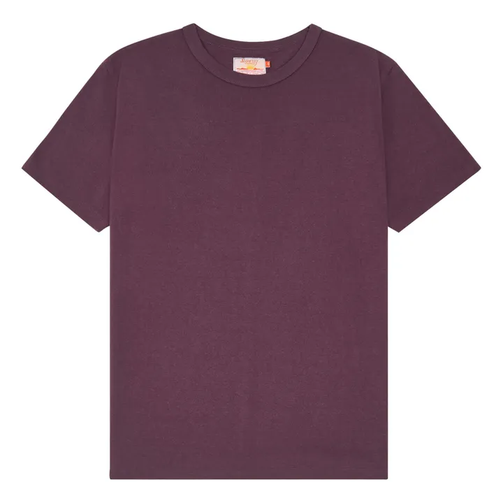 sunray T-shirt Haleiwa Coton Recyclé 260g | Prune